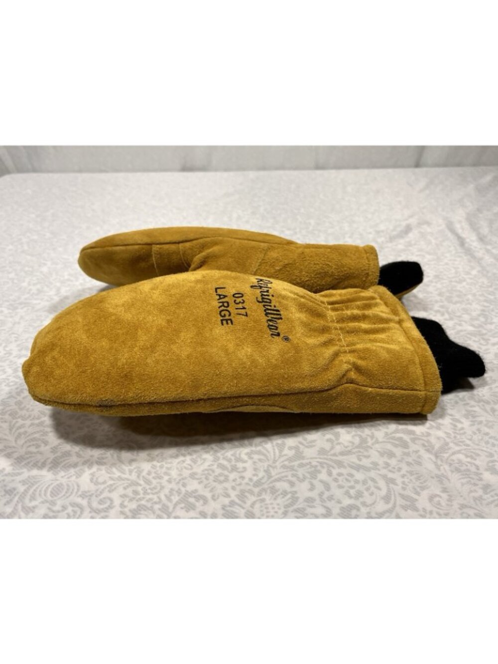 RefrigiWear Insulated Leather Mitt Large 0317, Protection for Extreme Temps - Picture 4 of 10